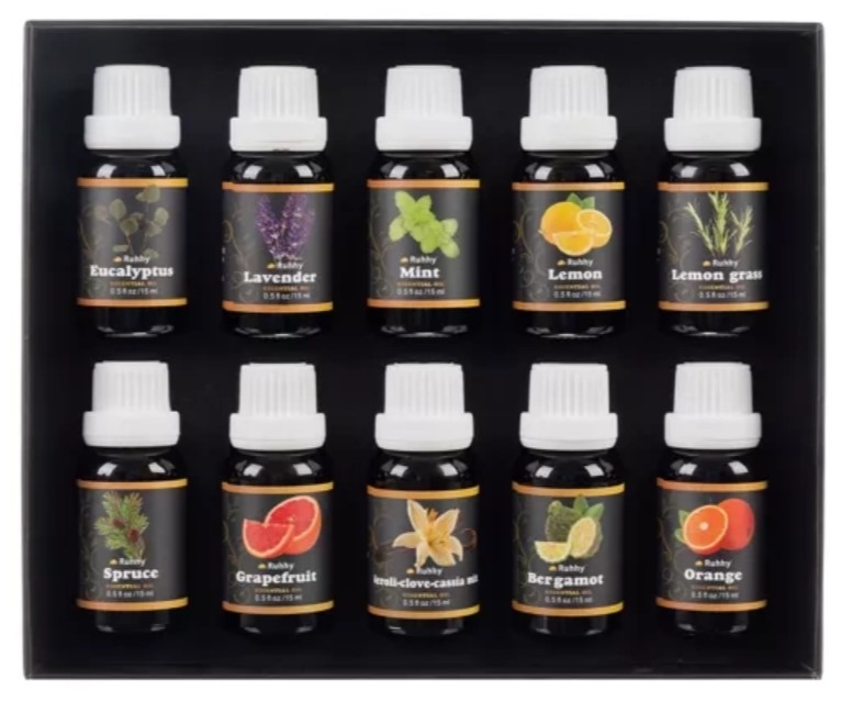 exkluzívna sada esenciálnych olejov